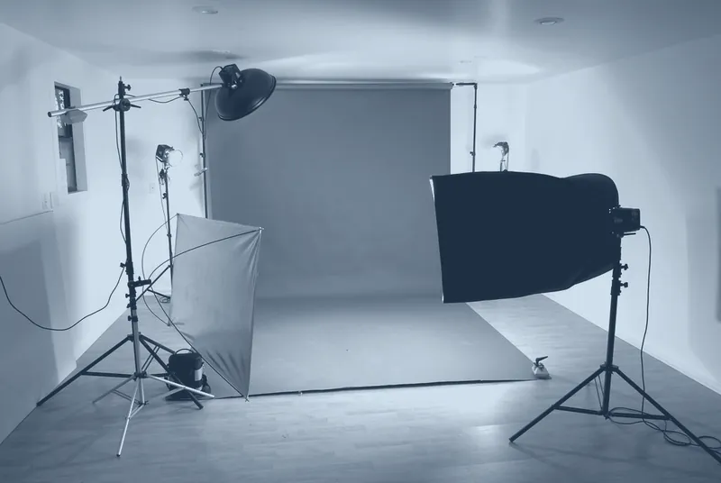 Estudio fotográfico montado